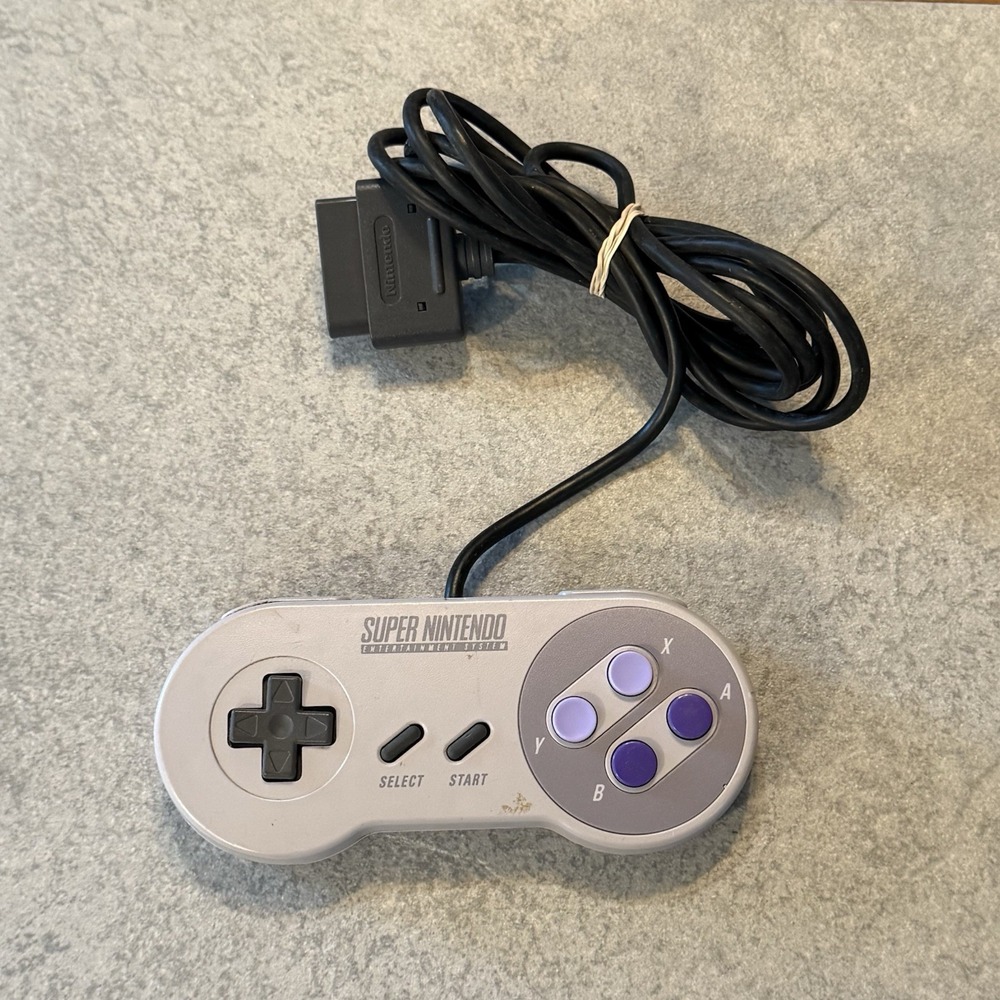 OEM SNES Super Nintendo Controller SNS-005 For Parts Repair Not Working
